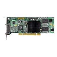 Millenium G550 32MB DDR PCI Low Profile1xLFH-60 to 2xHD15 - 1280x1024(digital)/2048x1536+1600x1200(a