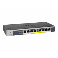 8PT POE/POE+ GIGABIT UNMANAGED SWCH
