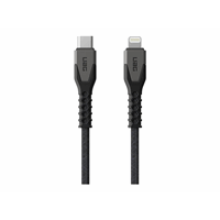 UAG Rgd Kvlr USBC-Ltng Cbl 5ft Black