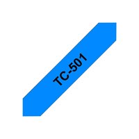 Tape/12mm blue/black f P-Touch Tape/12mm blue/black f P-Touch