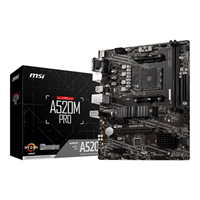 MSI A520M PRO AM4 M-ATX MB MSI A520M PRO AM4 M-ATX MB