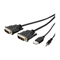 TAA Dual-Head DVI-D to HDMI High Retenti TAA Dual-Head DVI-D to HDMI High Retenti
