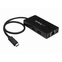 3 Port USB 3.0 Hub with USB-C and GbE 3 Port USB 3.0 Hub with USB-C and GbE