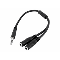 3.5mm 4-Pin-2x 3-Pin 3.5mm Headset Split 3.5mm 4-Pin-2x 3-Pin 3.5mm Headset Split