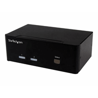 2-port KVM Switch w/ Dual VGA - USB 2.0