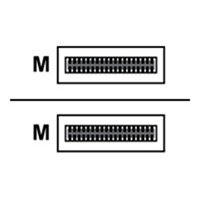 Dell Networking Cable QSFP+ to QSFP+ 40GbE Passive Copper Direct Attach Cable 1Meter Kit