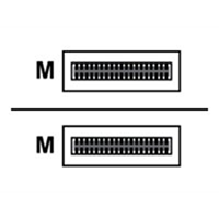 Dell Networking Cable QSFP+ to QSFP+ 40GbE Passive Copper Direct Attach Cable 1Meter Kit