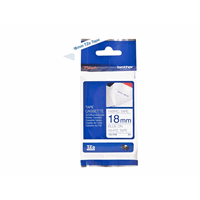 TZE-FA4 - 18 mm Fabric Blue/White