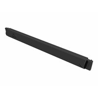 1U 19in Black Plastic Toolless Airflow B 1U 19in Black Plastic Toolless Airflow B