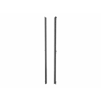 48U x 600mm Wide Server Rails Square Hol