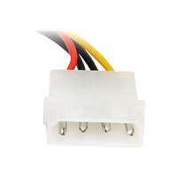 6in 4 Pin Molex to Right Angle SATA Powe 6in 4 Pin Molex to Right Angle SATA Powe