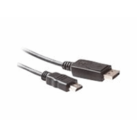 Ak3990 dp male - hdmi a male 1.80m. Eenh. 1 stk Ak3990 dp male - hdmi a male 1.80m. Eenh. 1 stk