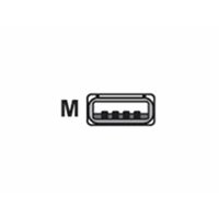CBL USB TYP A PWR OFFTERM STR OVERMLD 2M CBL USB TYP A PWR OFFTERM STR OVERMLD 2M