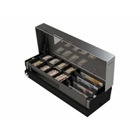 460 FlipLid Cash Drawer Blk 24v
