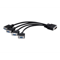 monitor adapter cable - LFH60 to quad HD15 - 1foot RoHS monitor adapter cable - LFH60 to quad HD15 - 1foot RoHS