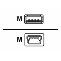 Console Cable 6 ft with USB Type A and m Console Cable 6 ft with USB Type A and m