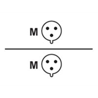 Output cable 32A hardwired to 2 x 32A