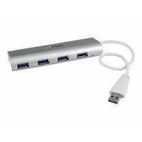 4 Port Portable USB 3.0 Hub - Aluminum 4 Port Portable USB 3.0 Hub - Aluminum