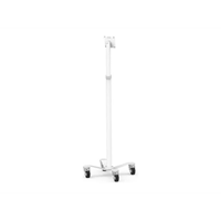 RISE FREEDOM-ROLLING FLOOR POLE STAND WH