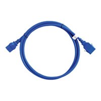 6 locking cables 0.5M black IEC C-14/15