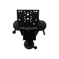 TRI-SUCTION CUP MOUNT WITH DUAL CLAM SHE TRI-SUCTION CUP MOUNT WITH DUAL CLAM SHE