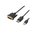 Modular DVI and DP Dual Head Host Cable