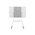 Rally Board 65 Cart - white Rally Board 65 Cart - white